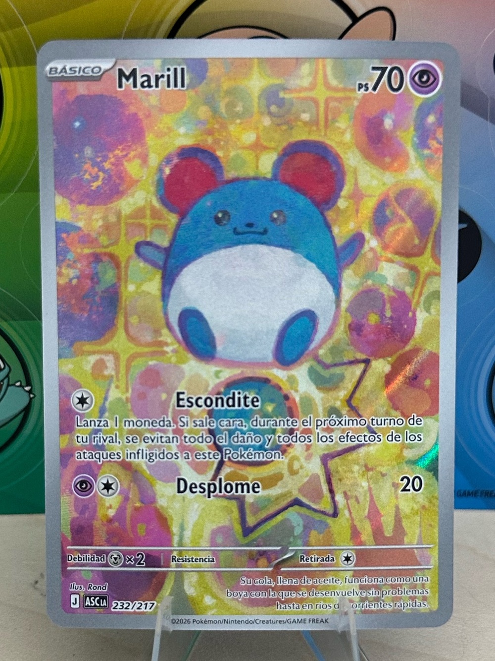 Pokémon TCG Marill - 232/217 - ME: Ascenso Heroico (Ascended Heroes) Mint/NM